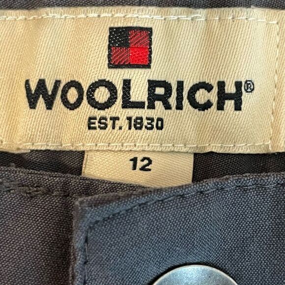 Woolrich Dark Slate Trek Cargo Hiking Capri Pants Size 12 New - Picture 5 of 10